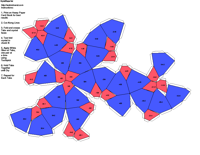 Paper Model of Isometric Gyroidal Form (4 3 2)