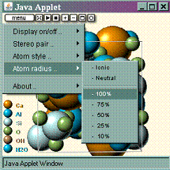 jPOWD changing atomic radii